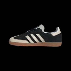 Adidas Samba OG – Core Black / Wonder White / Silver Metallic