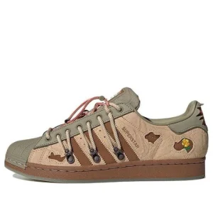 Adidas originals Superstar x melting sadness 'Green Brown'