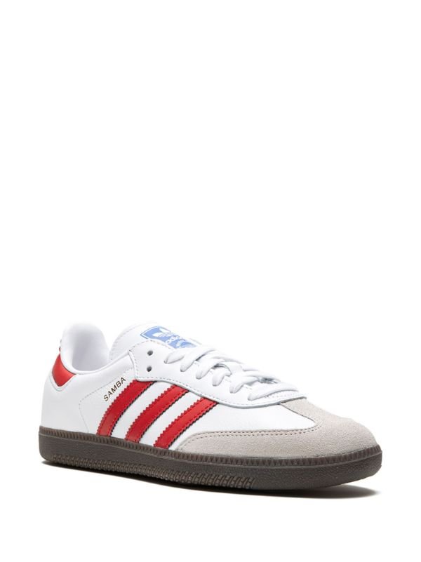 Adidas Samba OG "White/Red" sneakers - Image 4